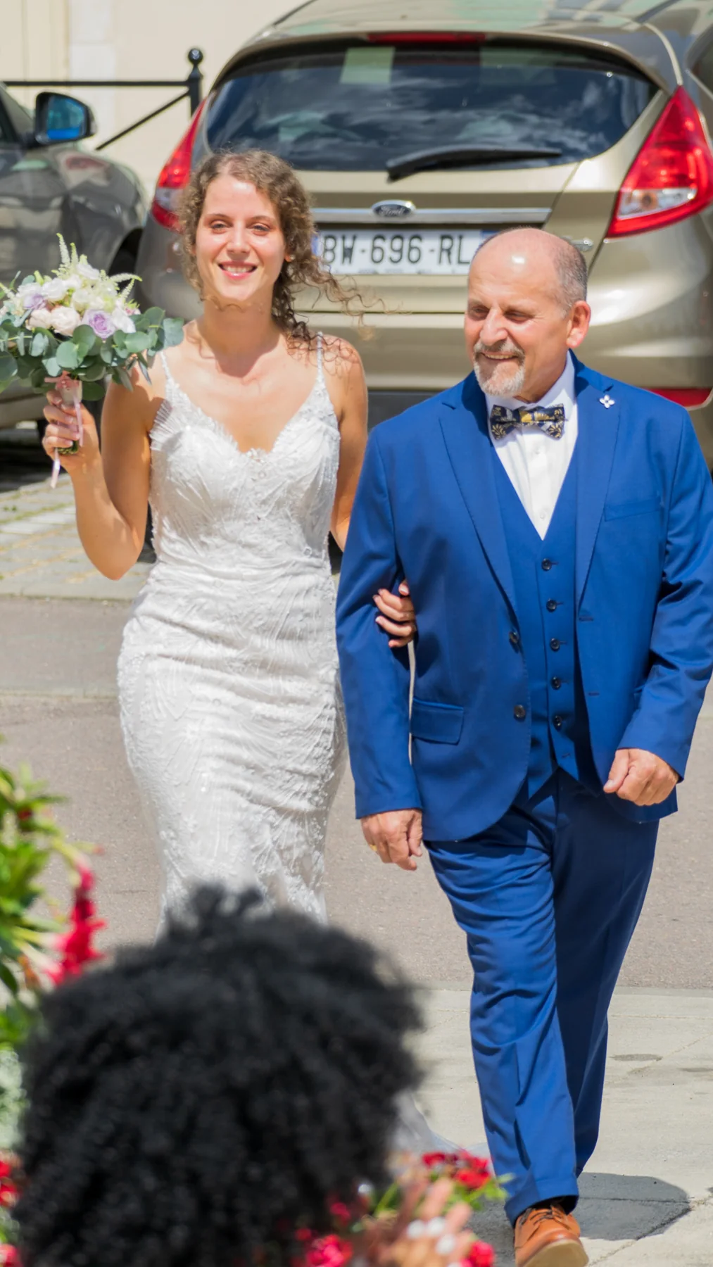 Claudia et Aurélien, autour de la cérémonie à la mairie